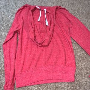Nike Tops - Nike light weight red pullover with hood Nike Tops - Nike light weight red pullover with hood